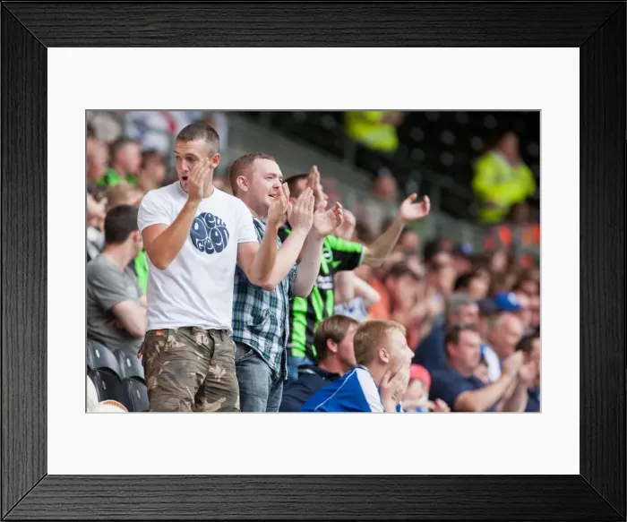 Framed Print : A Fight in the Stands: Brighton & Hove Albion vs. Hull City (Away), 2012-13 Season Framed Print : A Fight in the Stands: Brighton & Hove Albion vs. Hull City (Away), 2012-13 Season