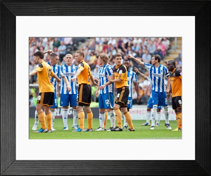 Framed Print : Brighton & Hove Albion vs. Hull City (Away) - A Football Encounter from the Past (18-08-2012) Framed Print : Brighton & Hove Albion vs. Hull City (Away) - A Football Encounter from the Past (18-08-2012)