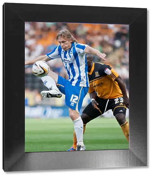 Craig Mackail-Smith in Action for Brighton & Hove Albion against Hull City, Npower Championship, August 18, 2012