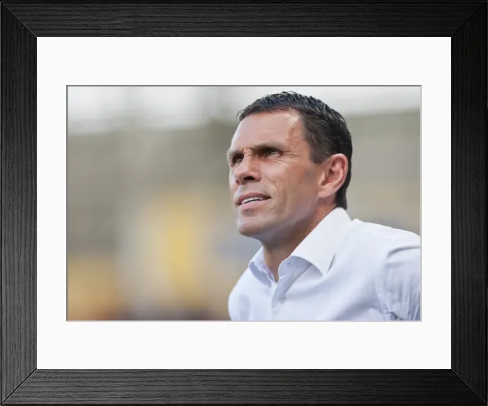 Framed Print : Gus Poyet Hull City Brighton HA 120818 Framed Print : Gus Poyet Hull City Brighton HA 120818