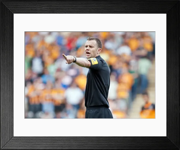 Framed Print : referees Attwell Hull City Brighton HA 120818 Framed Print : referees Attwell Hull City Brighton HA 120818