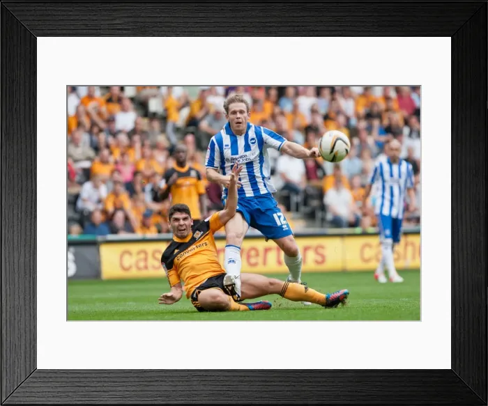 Framed Print : Brighton & Hove Albion's Craig Mackail-Smith Scores Against Hull City - Npower Championship, August 18, 2012 Framed Print : Brighton & Hove Albion's Craig Mackail-Smith Scores Against Hull City - Npower Championship, August 18, 2012