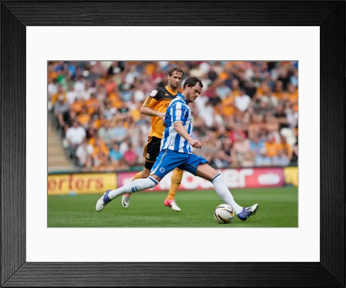 Framed Print : Gordon Greer in Action: Brighton & Hove Albion vs. Hull City, Npower Championship, August 18, 2012 Framed Print : Gordon Greer in Action: Brighton & Hove Albion vs. Hull City, Npower Championship, August 18, 2012