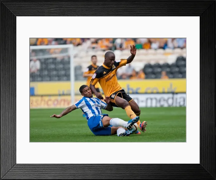 Framed Print : Liam Bridcutt: Clash at KC Stadium - Hull City vs. Brighton & Hove Albion, Npower Championship, August 18, 2012 Framed Print : Liam Bridcutt: Clash at KC Stadium - Hull City vs. Brighton & Hove Albion, Npower Championship, August 18, 2012