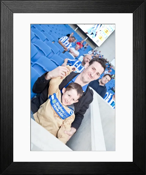 Framed Print : Brighton and Hove Albion: Electric Atmosphere - The Amex Stadium Crowd Shots (2012-2013) Framed Print : Brighton and Hove Albion: Electric Atmosphere - The Amex Stadium Crowd Shots (2012-2013)