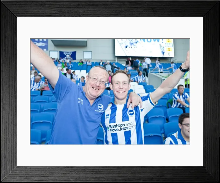 Framed Print : Brighton & Hove Albion FC: Electric Atmosphere at The Amex (2012-2013) Framed Print : Brighton & Hove Albion FC: Electric Atmosphere at The Amex (2012-2013)