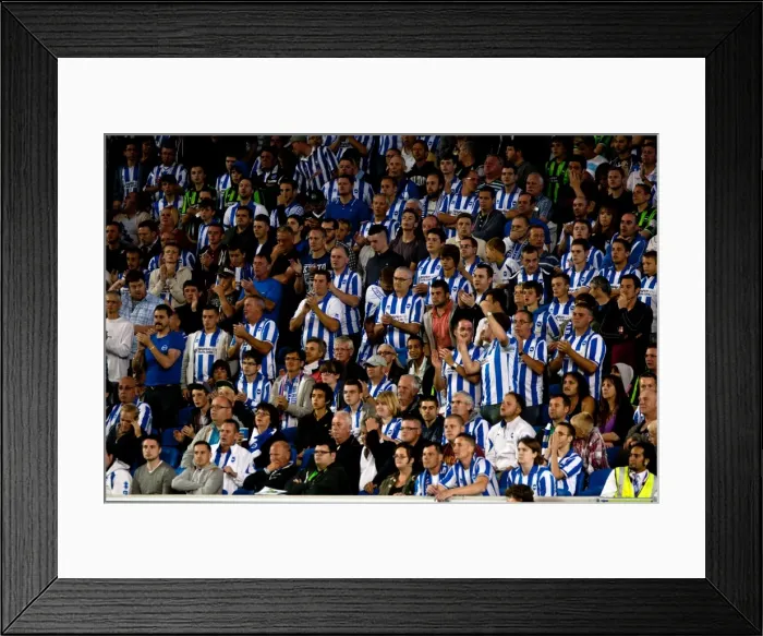 Framed Print : A Home Battle: Brighton & Hove Albion vs. Cardiff City (2012-13 Season) Framed Print : A Home Battle: Brighton & Hove Albion vs. Cardiff City (2012-13 Season)