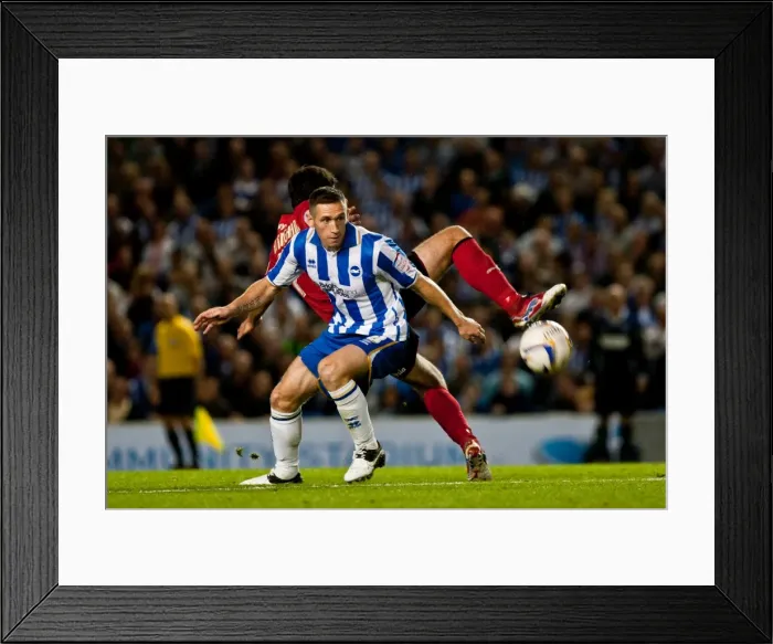 Framed Print : Andrew Crofts in Action: Brighton & Hove Albion vs Cardiff City, Npower Championship, Amex Stadium (August 21, 2012) Framed Print : Andrew Crofts in Action: Brighton & Hove Albion vs Cardiff City, Npower Championship, Amex Stadium (August 21, 2012)