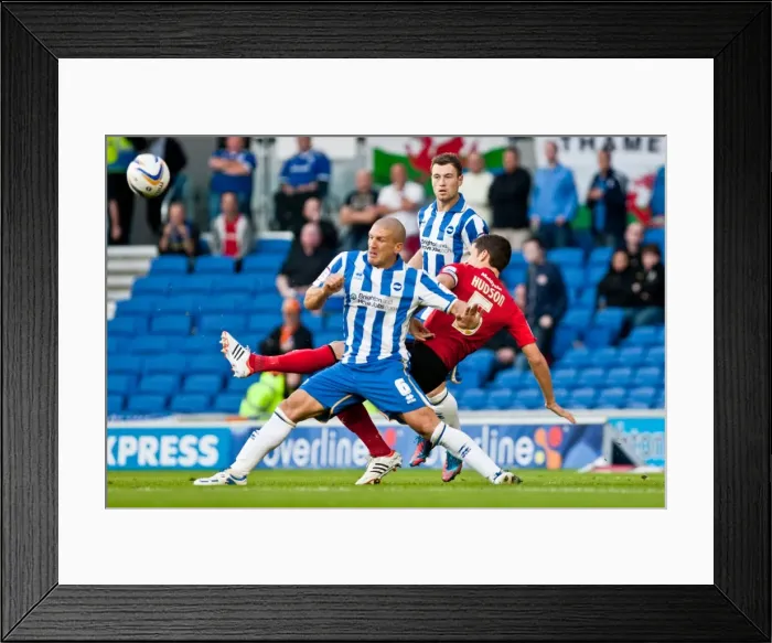 Framed Print : Brighton & Hove Albion vs. Cardiff City: El-Abd vs. Hudson - A Fierce Rivalry in the Championship (August 21, 2012) Framed Print : Brighton & Hove Albion vs. Cardiff City: El-Abd vs. Hudson - A Fierce Rivalry in the Championship (August 21, 2012)