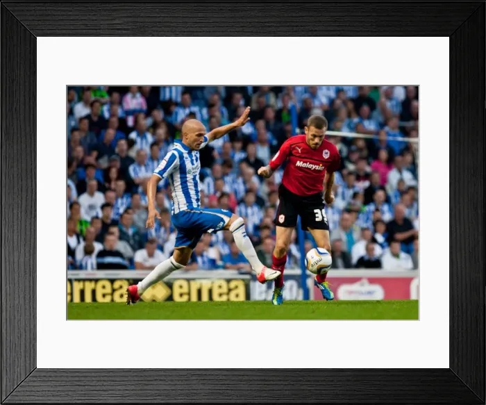 Framed Print : Bruno's Unwavering Determination: Brighton & Hove Albion vs. Cardiff City, Npower Championship Clash at Amex Stadium (August 21, 2012) Framed Print : Bruno's Unwavering Determination: Brighton & Hove Albion vs. Cardiff City, Npower Championship Clash at Amex Stadium (August 21, 2012)