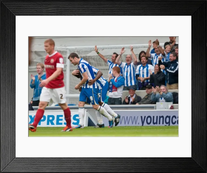 Framed Print : Barnes's Thrilling Goal: Brighton & Hove Albion vs Barnsley, August 25, 2012 Framed Print : Barnes's Thrilling Goal: Brighton & Hove Albion vs Barnsley, August 25, 2012