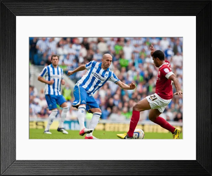 Framed Print : Bruno Saltor in Action: Brighton & Hove Albion vs Barnsley, August 25, 2012 Framed Print : Bruno Saltor in Action: Brighton & Hove Albion vs Barnsley, August 25, 2012