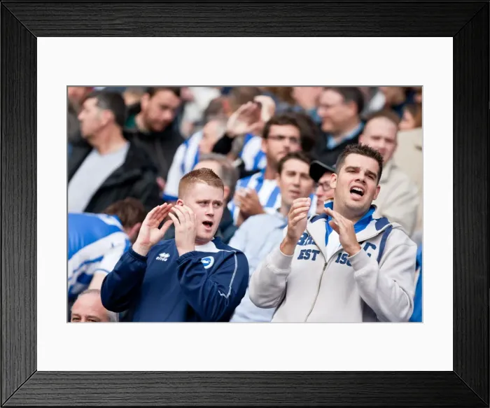 Framed Print : Brighton & Hove Albion vs Barnsley: 2012-13 Home Match Framed Print : Brighton & Hove Albion vs Barnsley: 2012-13 Home Match