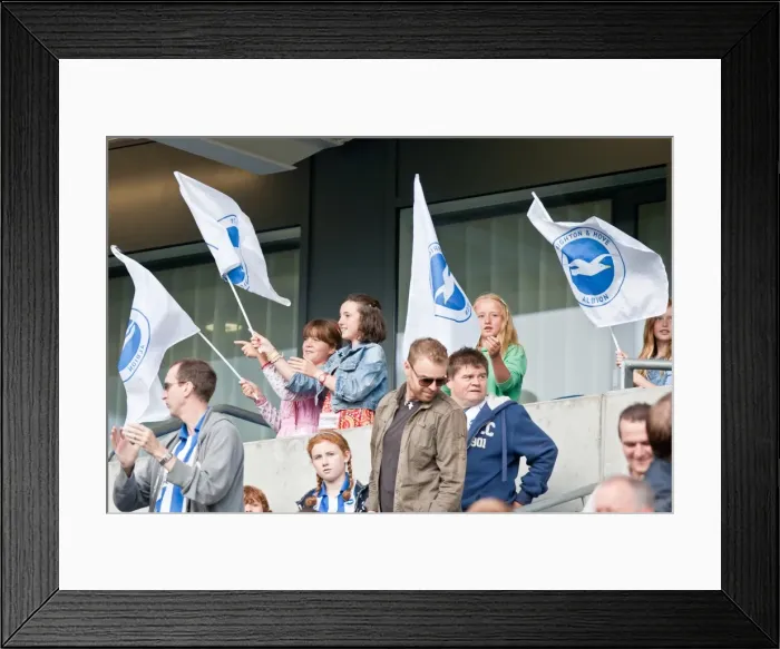 Framed Print : Brighton & Hove Albion 2012-13: Home Game vs Barnsley (August 25, 2012) Framed Print : Brighton & Hove Albion 2012-13: Home Game vs Barnsley (August 25, 2012)
