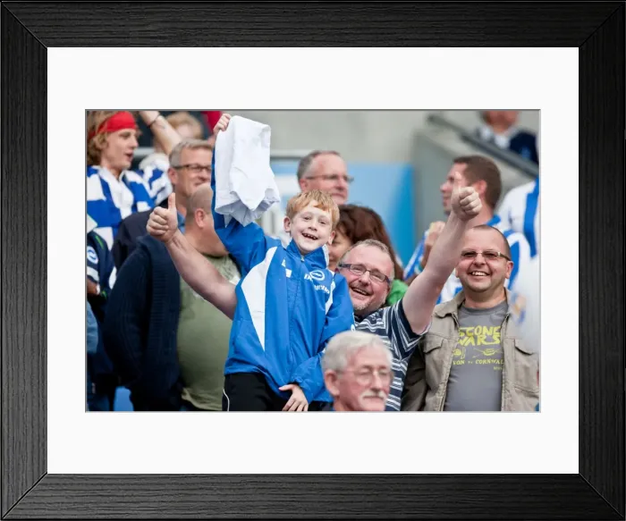 Framed Print : Brighton & Hove Albion FC: Electric Atmosphere at the Amex Stadium (2012-2013) - Crowd Shots Framed Print : Brighton & Hove Albion FC: Electric Atmosphere at the Amex Stadium (2012-2013) - Crowd Shots
