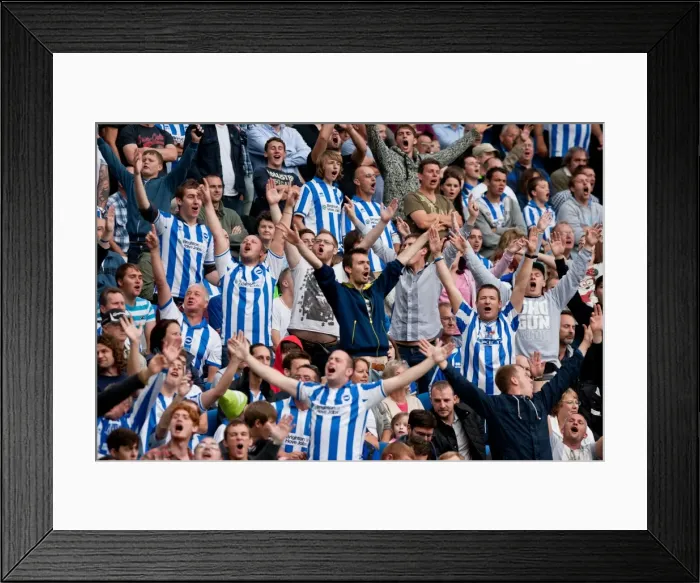 Framed Print : Brighton & Hove Albion: A Nostalgic Look Back - 2012-13 Home Game vs Barnsley Framed Print : Brighton & Hove Albion: A Nostalgic Look Back - 2012-13 Home Game vs Barnsley