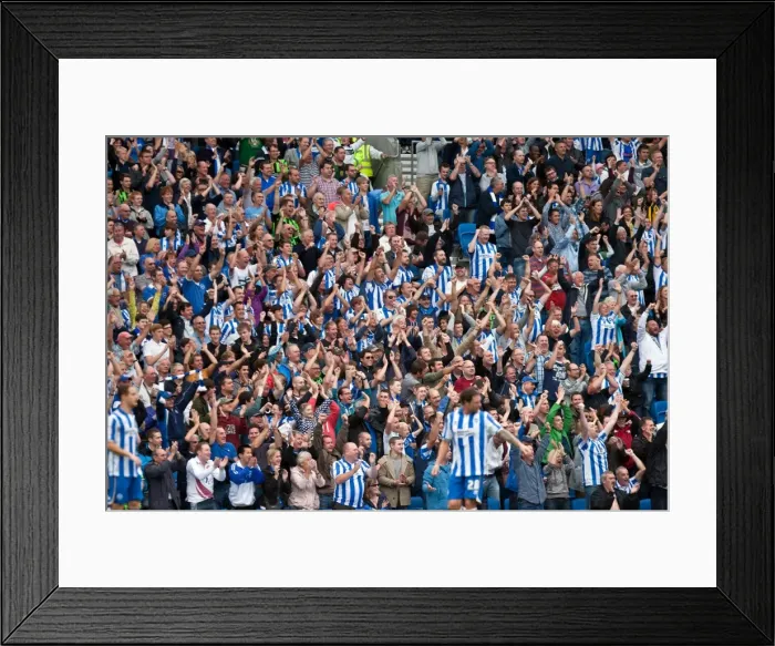 Framed Print : Brighton & Hove Albion: Nostalgic Look Back - 2012-13 Home Game vs Barnsley Framed Print : Brighton & Hove Albion: Nostalgic Look Back - 2012-13 Home Game vs Barnsley