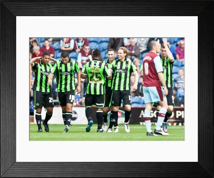 Framed Print : Craig Mackail-Smith Scores the Opener: Burnley vs. Brighton & Hove Albion, September 1, 2012 Framed Print : Craig Mackail-Smith Scores the Opener: Burnley vs. Brighton & Hove Albion, September 1, 2012