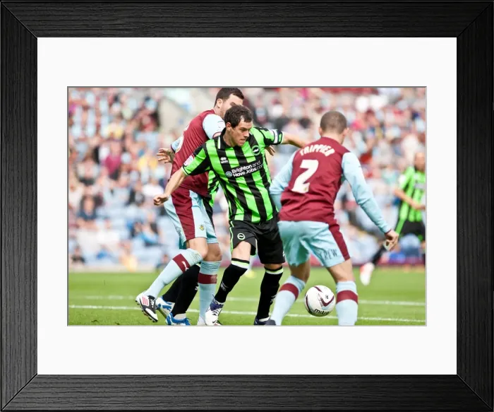 Framed Print : Burnley Brighton 120901 Framed Print : Burnley Brighton 120901