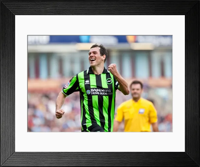 Framed Print : Gordon Greer Scores the First Goal: Burnley vs. Brighton & Hove Albion, September 1, 2012 Framed Print : Gordon Greer Scores the First Goal: Burnley vs. Brighton & Hove Albion, September 1, 2012