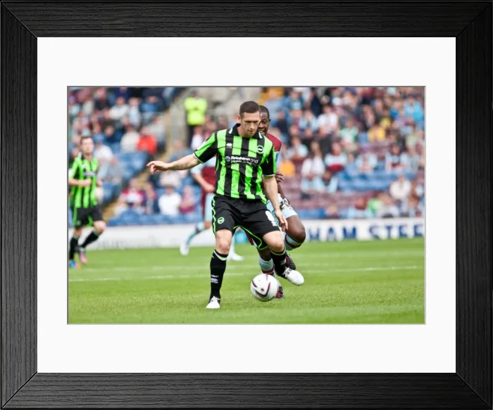 Framed Print : Brighton & Hove Albion vs. Burnley: 2012-13 Season Away Game Framed Print : Brighton & Hove Albion vs. Burnley: 2012-13 Season Away Game
