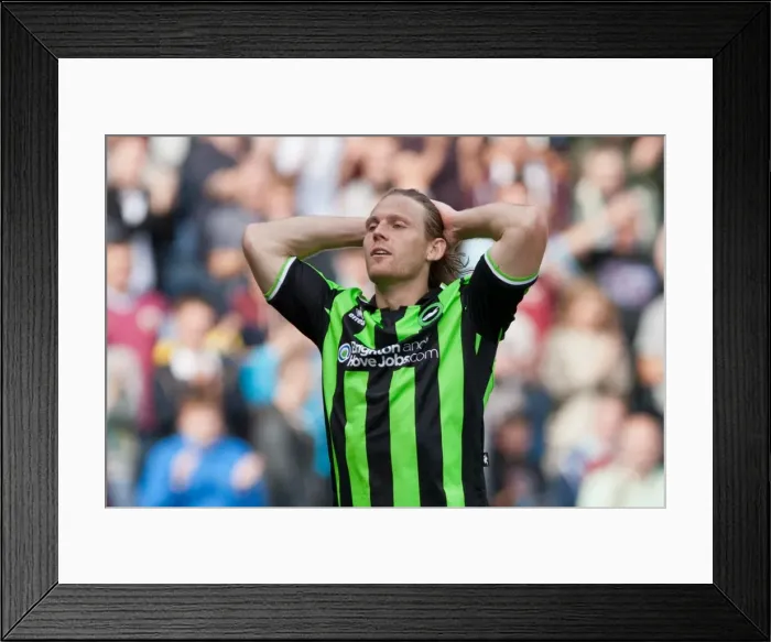 Framed Print : Brighton & Hove Albion vs. Burnley (Away) - 2012-13 Season: A Glance at Our First Game Framed Print : Brighton & Hove Albion vs. Burnley (Away) - 2012-13 Season: A Glance at Our First Game