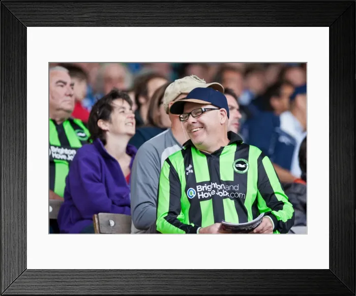 Framed Print : Brighton and Hove Albion FC: Unforgettable Away Day Crowd Moments 2012-13 Framed Print : Brighton and Hove Albion FC: Unforgettable Away Day Crowd Moments 2012-13