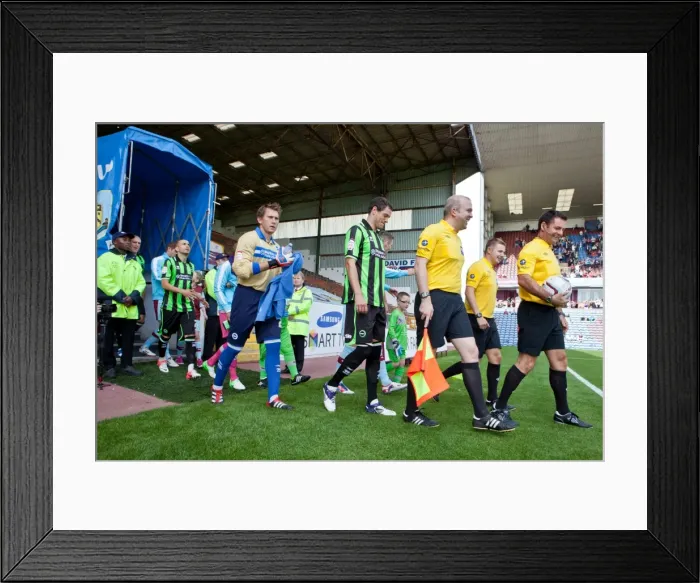 Framed Print : Brighton & Hove Albion vs. Burnley: 2012-13 Season's First Away Game Framed Print : Brighton & Hove Albion vs. Burnley: 2012-13 Season's First Away Game