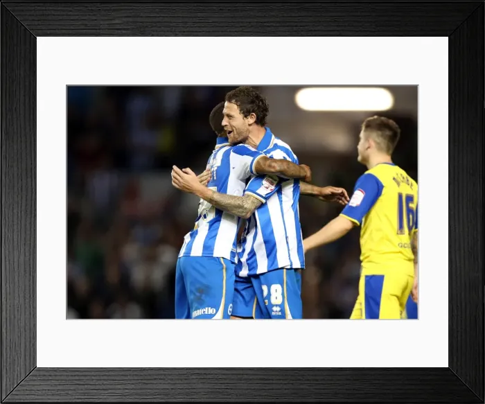 Framed Print : Wayne Bridge Scores: Brighton & Hove Albion's Winning Goal Against Sheffield Wednesday (September 14, 2012) Framed Print : Wayne Bridge Scores: Brighton & Hove Albion's Winning Goal Against Sheffield Wednesday (September 14, 2012)