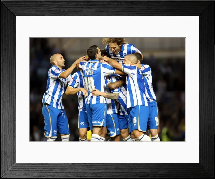 Framed Print : Wayne Bridge Scores the Winning Goal: Brighton & Hove Albion's Triumph over Sheffield Wednesday (September 14, 2012) Framed Print : Wayne Bridge Scores the Winning Goal: Brighton & Hove Albion's Triumph over Sheffield Wednesday (September 14, 2012)