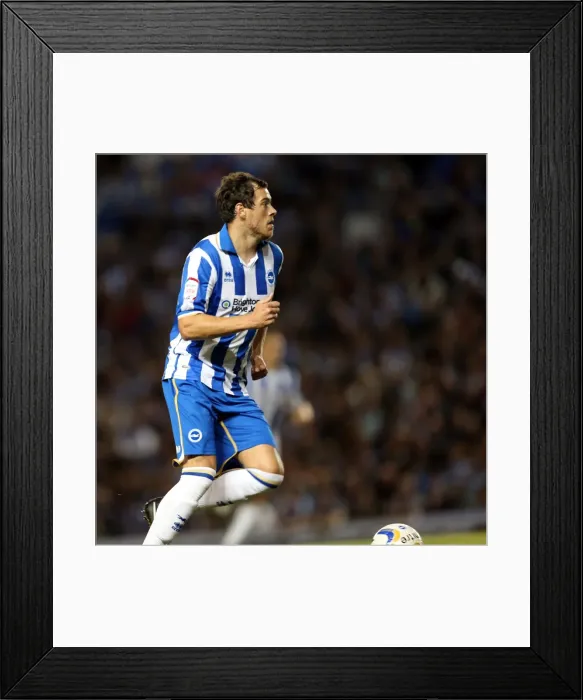 Framed Print : Gordon Greer: The Unyielding Icon of Brighton & Hove Albion FC Framed Print : Gordon Greer: The Unyielding Icon of Brighton & Hove Albion FC