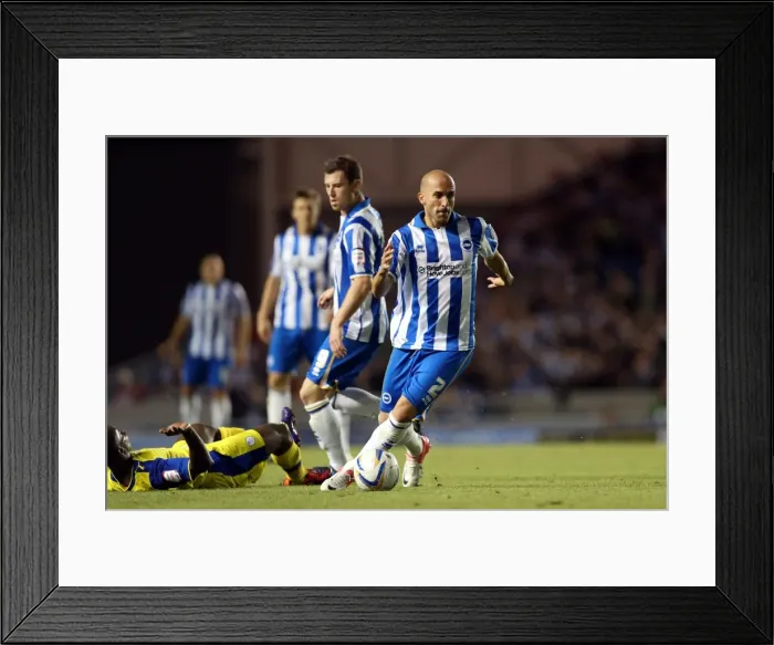 Framed Print : Bruno's Unyielding Spirit: A Pivotal Moment in Brighton & Hove Albion vs Sheffield Wednesday's Npower Championship Clash (September 14, 2012) at Amex Stadium Framed Print : Bruno's Unyielding Spirit: A Pivotal Moment in Brighton & Hove Albion vs Sheffield Wednesday's Npower Championship Clash (September 14, 2012) at Amex Stadium