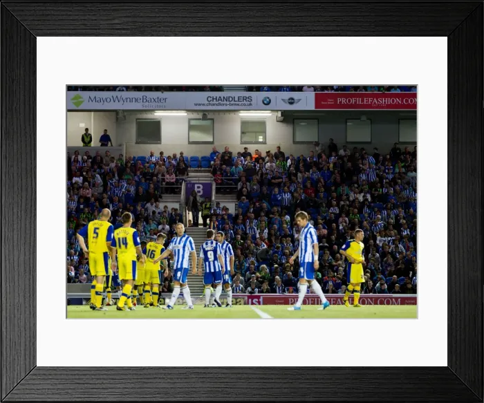 Framed Print : Brighton & Hove Albion vs. Sheffield Wednesday (2012-13): A Nostalgic Look Back at Our Home Game - September 14, 2012 Framed Print : Brighton & Hove Albion vs. Sheffield Wednesday (2012-13): A Nostalgic Look Back at Our Home Game - September 14, 2012