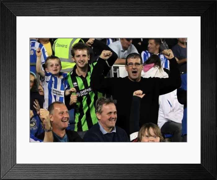 Framed Print : Brighton & Hove Albion FC: Electric Atmosphere - Crowd Shots at The Amex (2012-2013) Framed Print : Brighton & Hove Albion FC: Electric Atmosphere - Crowd Shots at The Amex (2012-2013)