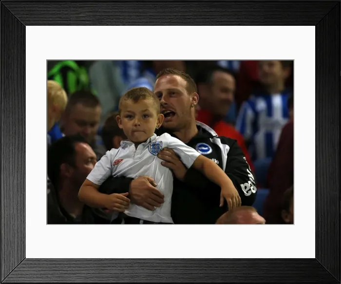 Framed Print : Brighton and Hove Albion: The Amex Stadium Crowd, 2012-2013