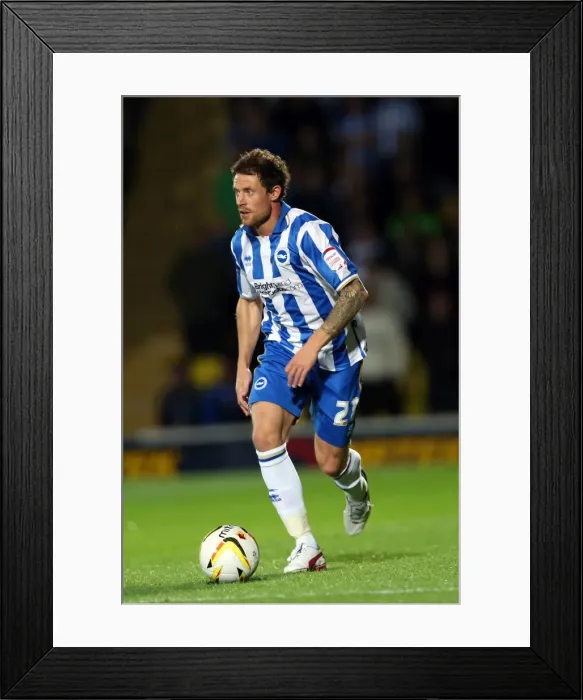 Framed Print : Wayne Bridge: Star Midfielder of Brighton & Hove Albion FC Framed Print : Wayne Bridge: Star Midfielder of Brighton & Hove Albion FC