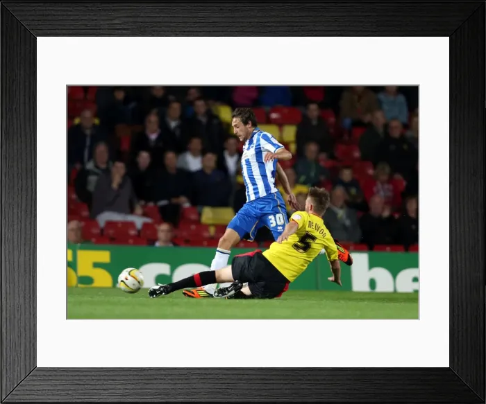 Framed Print : Brighton & Hove Albion vs. Watford (Away) - 18-09-2012: 2012-13 Season Framed Print : Brighton & Hove Albion vs. Watford (Away) - 18-09-2012: 2012-13 Season