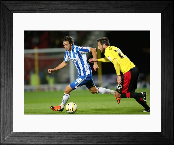 Framed Print : Brighton & Hove Albion vs. Watford: September 18, 2012 - Away Game, 2012-13 Season Framed Print : Brighton & Hove Albion vs. Watford: September 18, 2012 - Away Game, 2012-13 Season