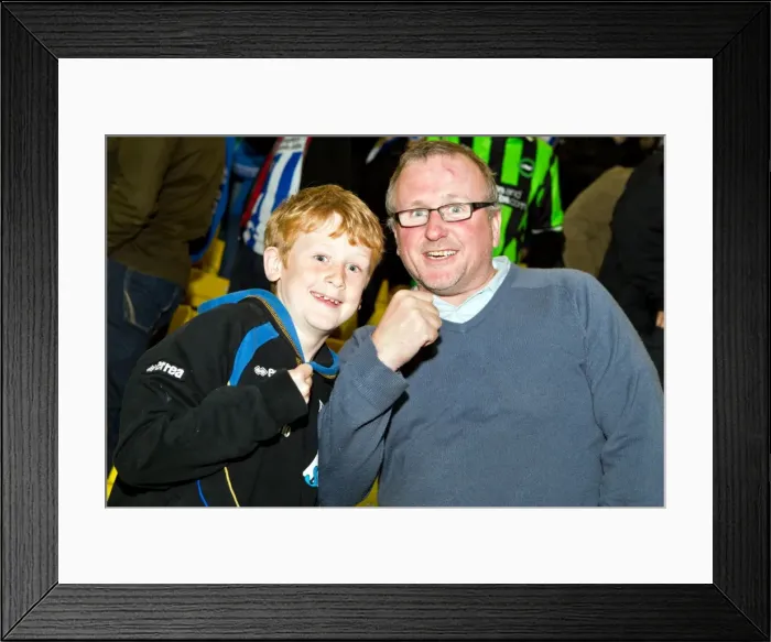 Framed Print : Sea of Seagulls: Brighton and Hove Albion Away Days 2012-13 Framed Print : Sea of Seagulls: Brighton and Hove Albion Away Days 2012-13