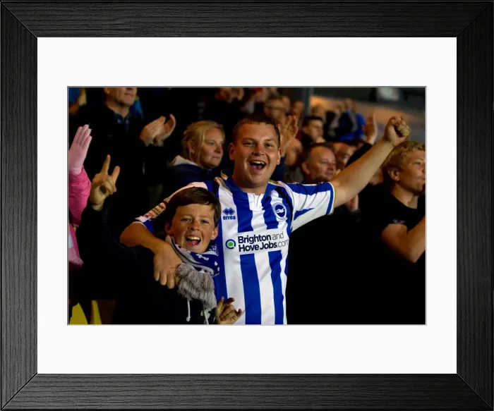 Framed Print : Sea of Supporters: Away Games 2012-13 - Brighton & Hove Albion Crowd Shots Framed Print : Sea of Supporters: Away Games 2012-13 - Brighton & Hove Albion Crowd Shots