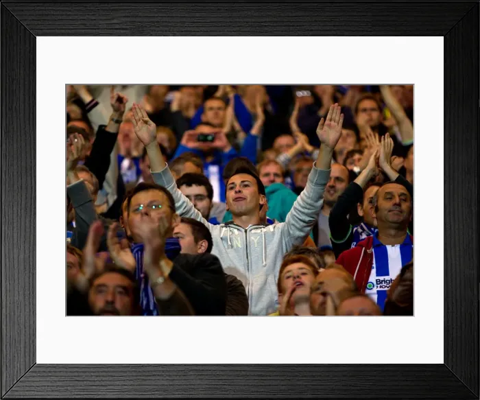 Framed Print : Brighton & Hove Albion vs. Watford (Away) - 18-09-2012: 2012-13 Season Framed Print : Brighton & Hove Albion vs. Watford (Away) - 18-09-2012: 2012-13 Season