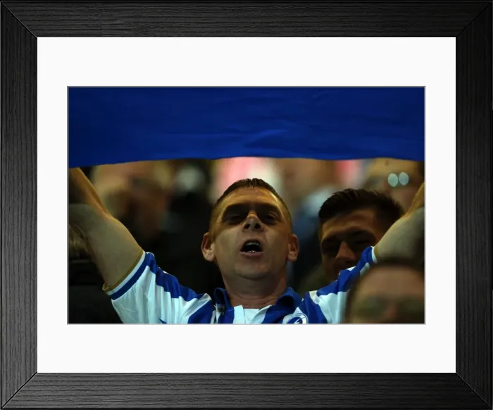 Framed Print : Brighton & Hove Albion vs. Watford (Away) - 2012-13 Season: A Fight in Football History Framed Print : Brighton & Hove Albion vs. Watford (Away) - 2012-13 Season: A Fight in Football History