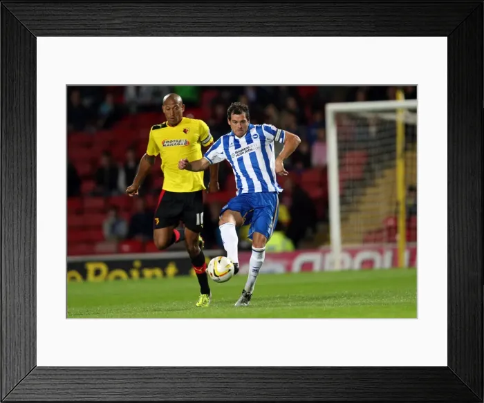 Framed Print : Brighton & Hove Albion 2012-13 Away: Watford - Game Highlights (18-09-2012) Framed Print : Brighton & Hove Albion 2012-13 Away: Watford - Game Highlights (18-09-2012)