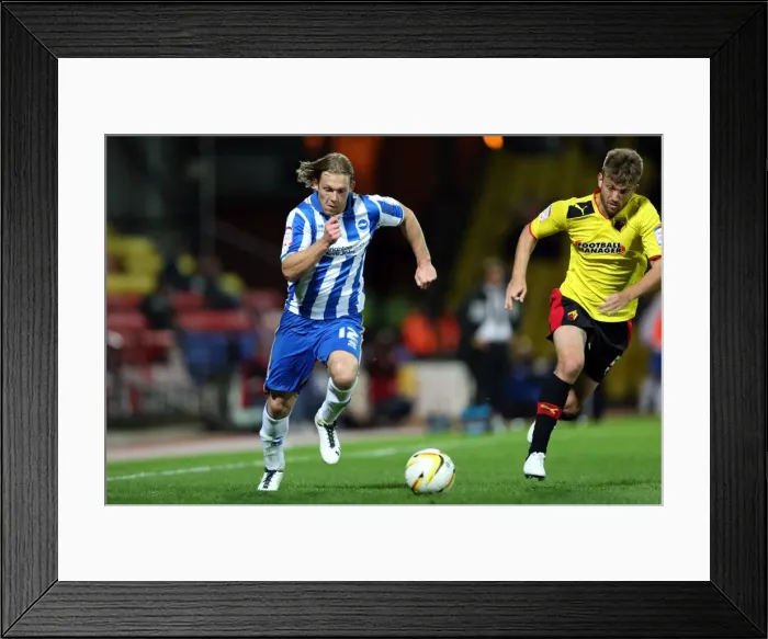 Framed Print : The Epic Encounter: Brighton & Hove Albion vs. Watford (Away), 2012-13 Season - A Fight in Football History Framed Print : The Epic Encounter: Brighton & Hove Albion vs. Watford (Away), 2012-13 Season - A Fight in Football History