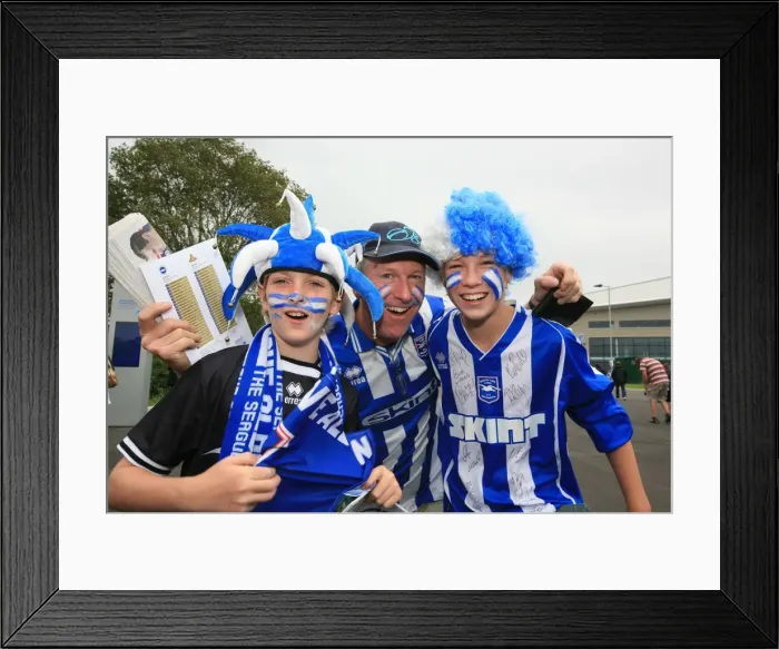 Framed Print : Brighton & Hove Albion FC: 2011-12 Home Matches - Spurs and Doncaster Framed Print : Brighton & Hove Albion FC: 2011-12 Home Matches - Spurs and Doncaster