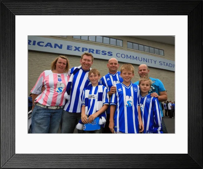 Framed Print : Brighton & Hove Albion FC: 2011-12 Home Matches - Spurs and Doncaster Framed Print : Brighton & Hove Albion FC: 2011-12 Home Matches - Spurs and Doncaster