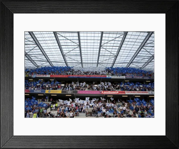 Framed Print : Brighton & Hove Albion 2011-12 Home Matches: Spurs and Doncaster Framed Print : Brighton & Hove Albion 2011-12 Home Matches: Spurs and Doncaster