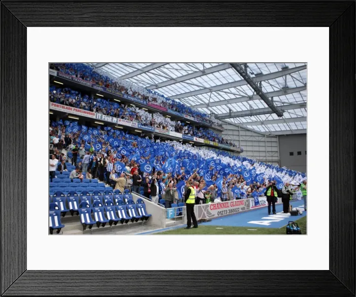 Framed Print : Brighton & Hove Albion FC: 2011-12 Home Matches - Spurs and Doncaster Framed Print : Brighton & Hove Albion FC: 2011-12 Home Matches - Spurs and Doncaster