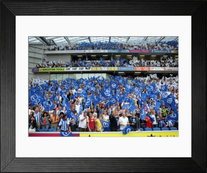 Framed Print : Brighton & Hove Albion 2011-12 Home Matches: Spurs and Doncaster Framed Print : Brighton & Hove Albion 2011-12 Home Matches: Spurs and Doncaster