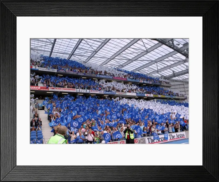 Framed Print : Brighton & Hove Albion FC: 2011-12 Home Matches - Spurs and Doncaster Framed Print : Brighton & Hove Albion FC: 2011-12 Home Matches - Spurs and Doncaster